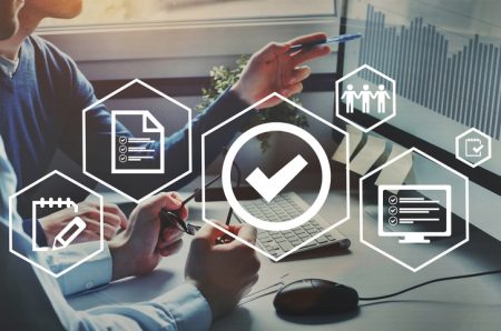 Ilustração de ícones corporativos